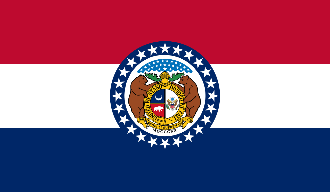 The state flag of Missouri