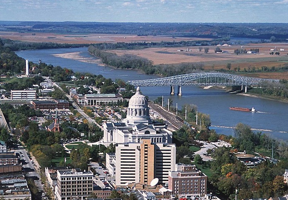 Jefferson City, Missouri and the Missouri River