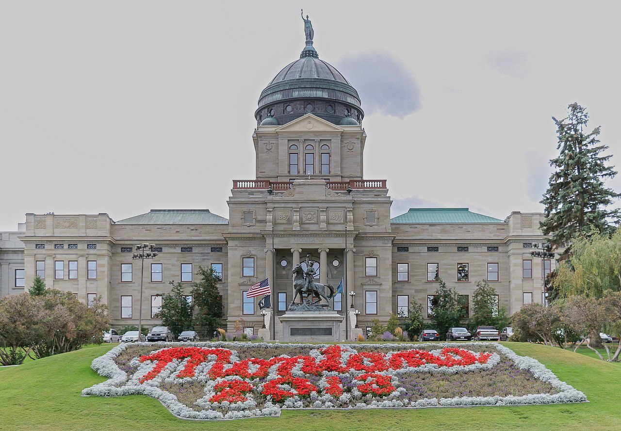 The Montana State Capitol in Helena, Montana