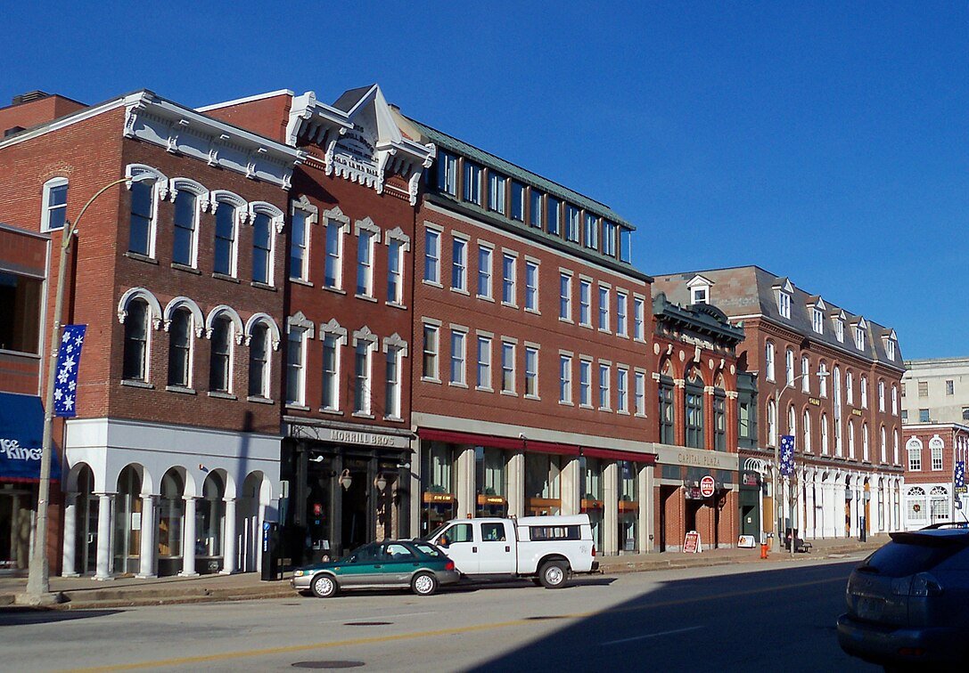 Main Street in downtown Concord, New Hampshire, USA