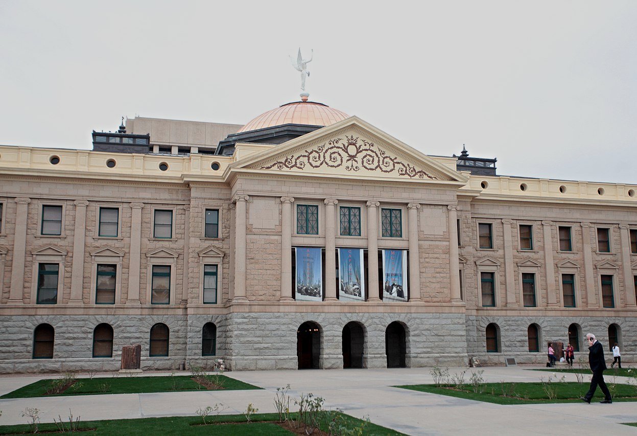 The Arizona State Capitol building in Phoenix