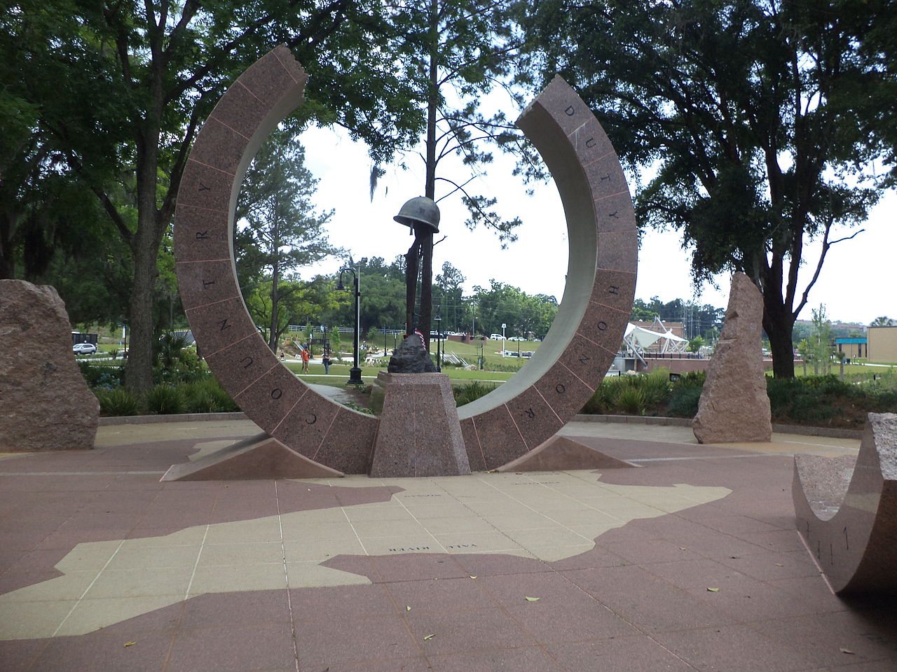 Cascades Park (Tallahassee), Korean War Memorial