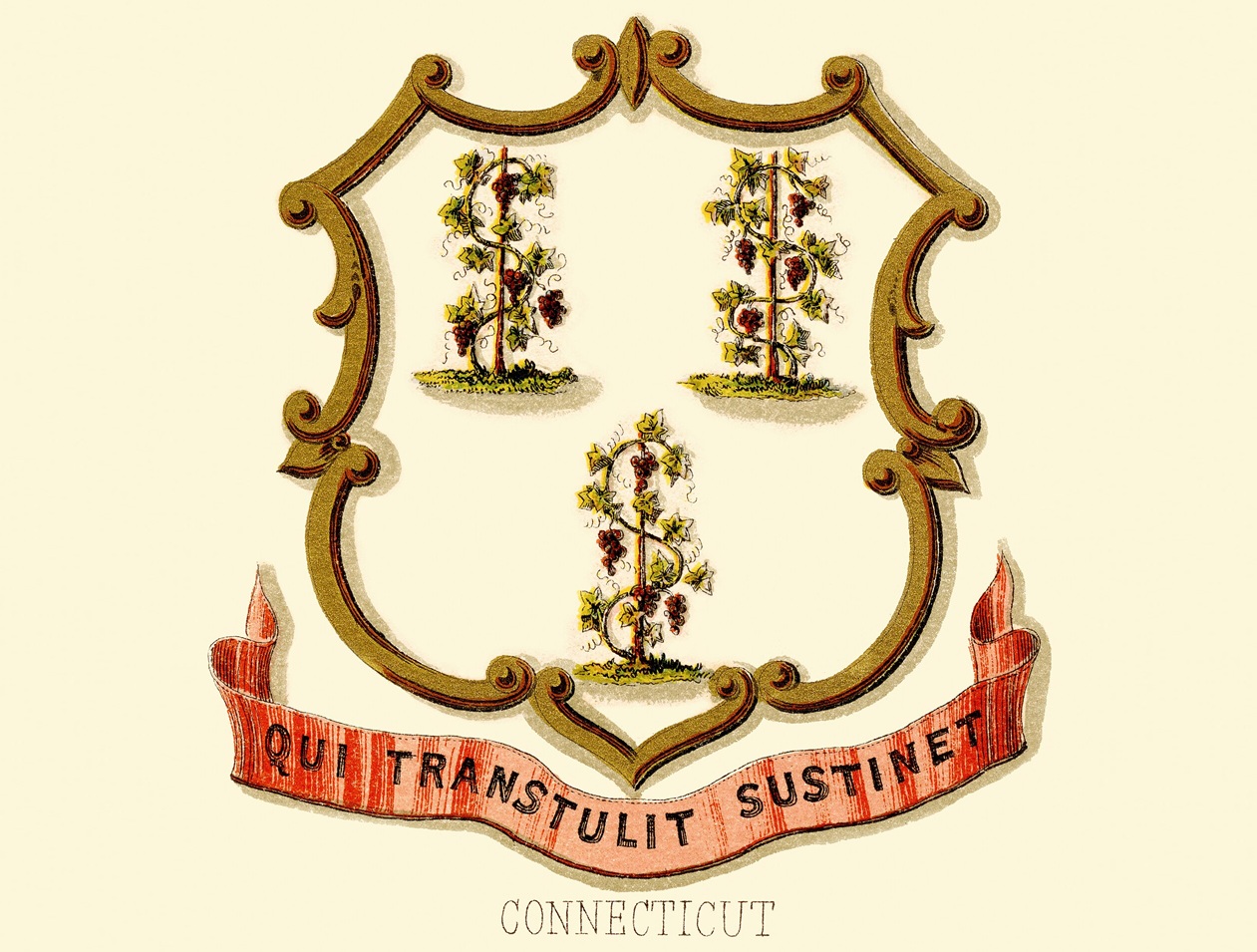 Connecticut State Coat Of Arms