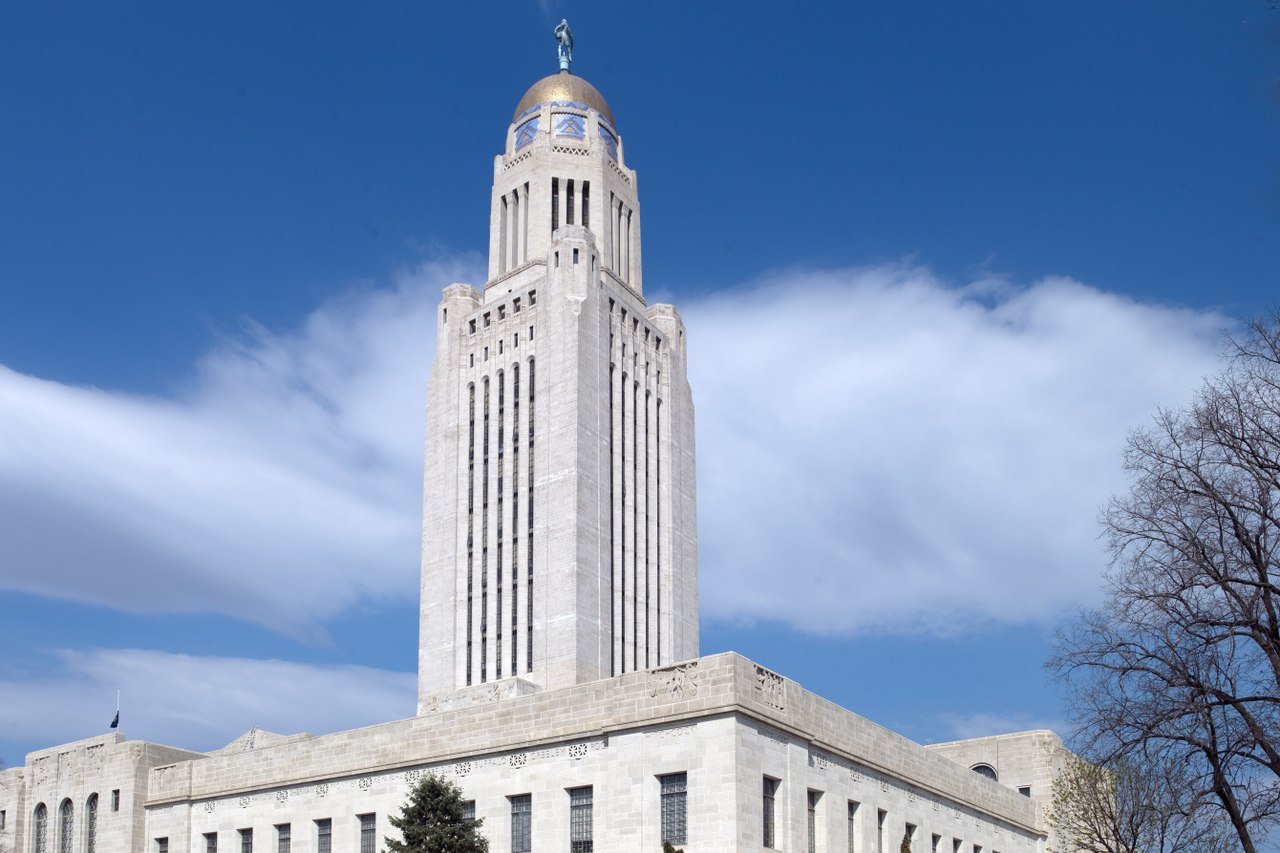 Capitol building located in Lincoln, Nebraska