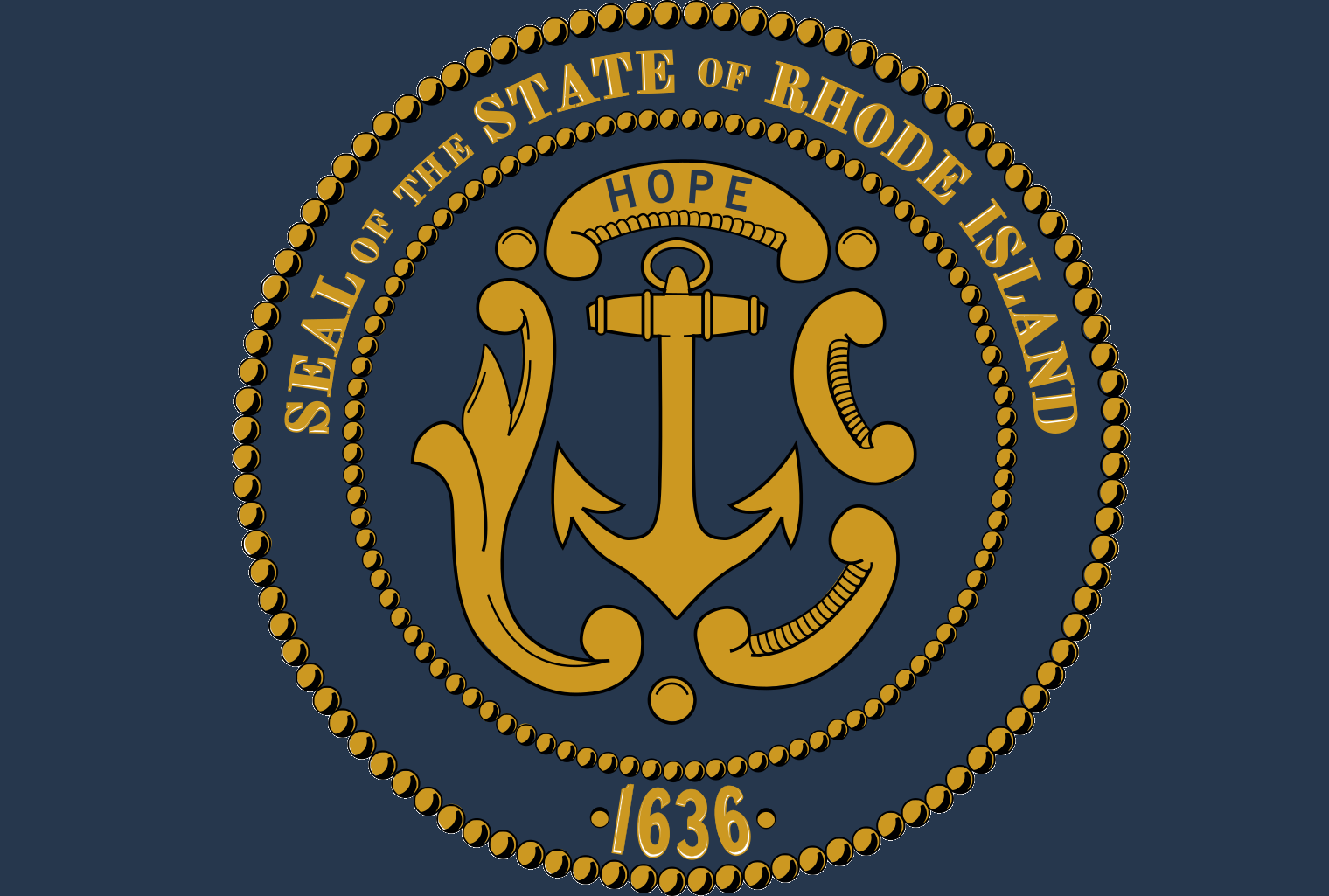 Great seal of the state of Rhode Island