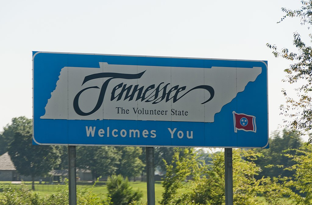 Tennessee Welcome Sign