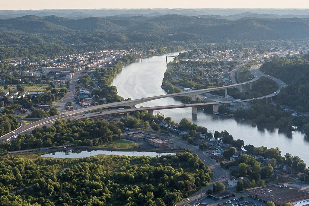 I-64 highway near Charleston, West Virginia