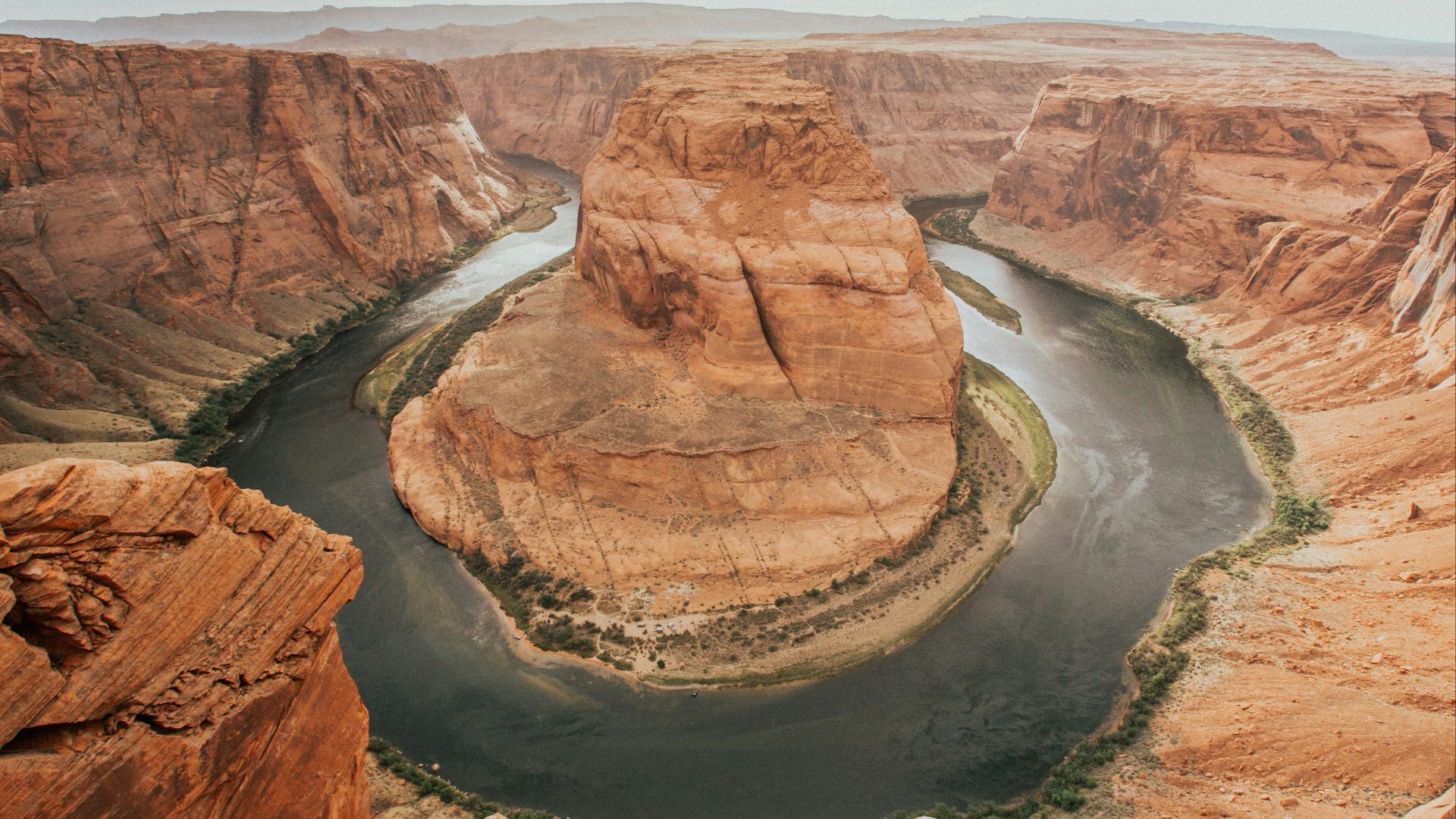 aerial photo of canyon during daytime