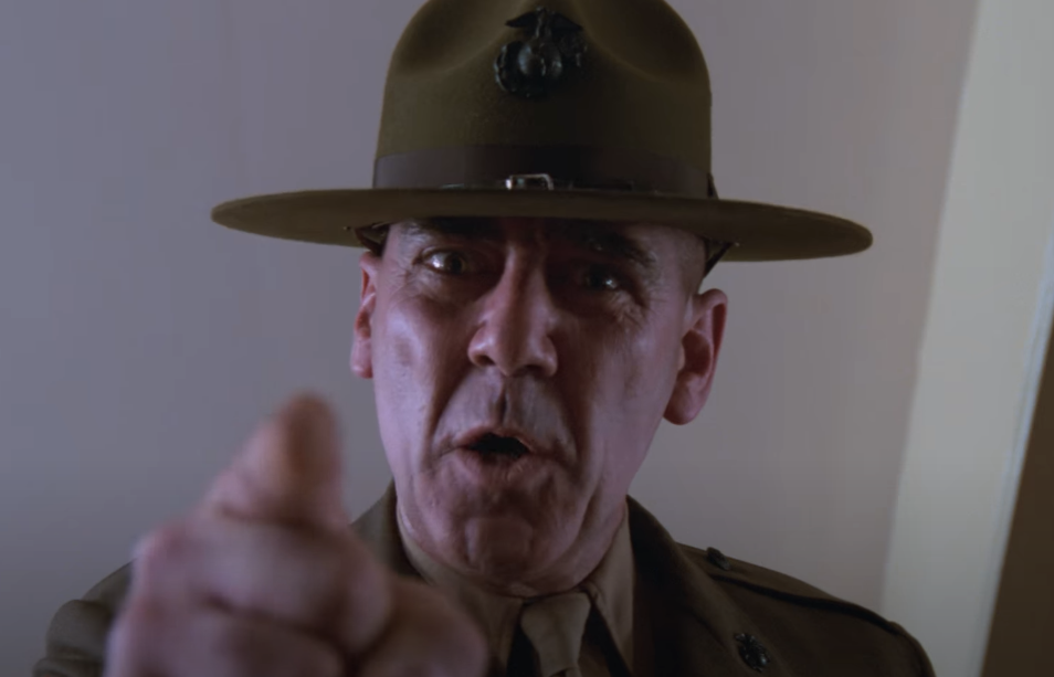 Screenshot of the movie Full Metal Jacket