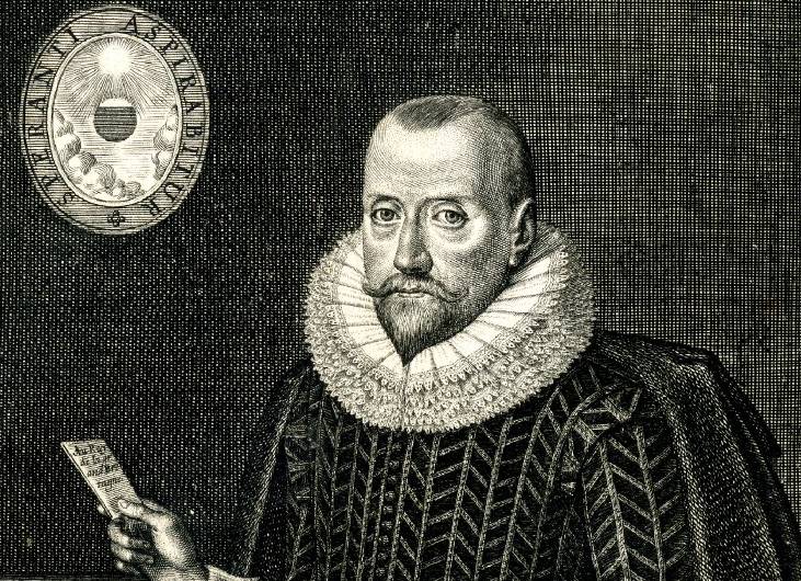 Robert Naunton By Simon De Passe in black and white