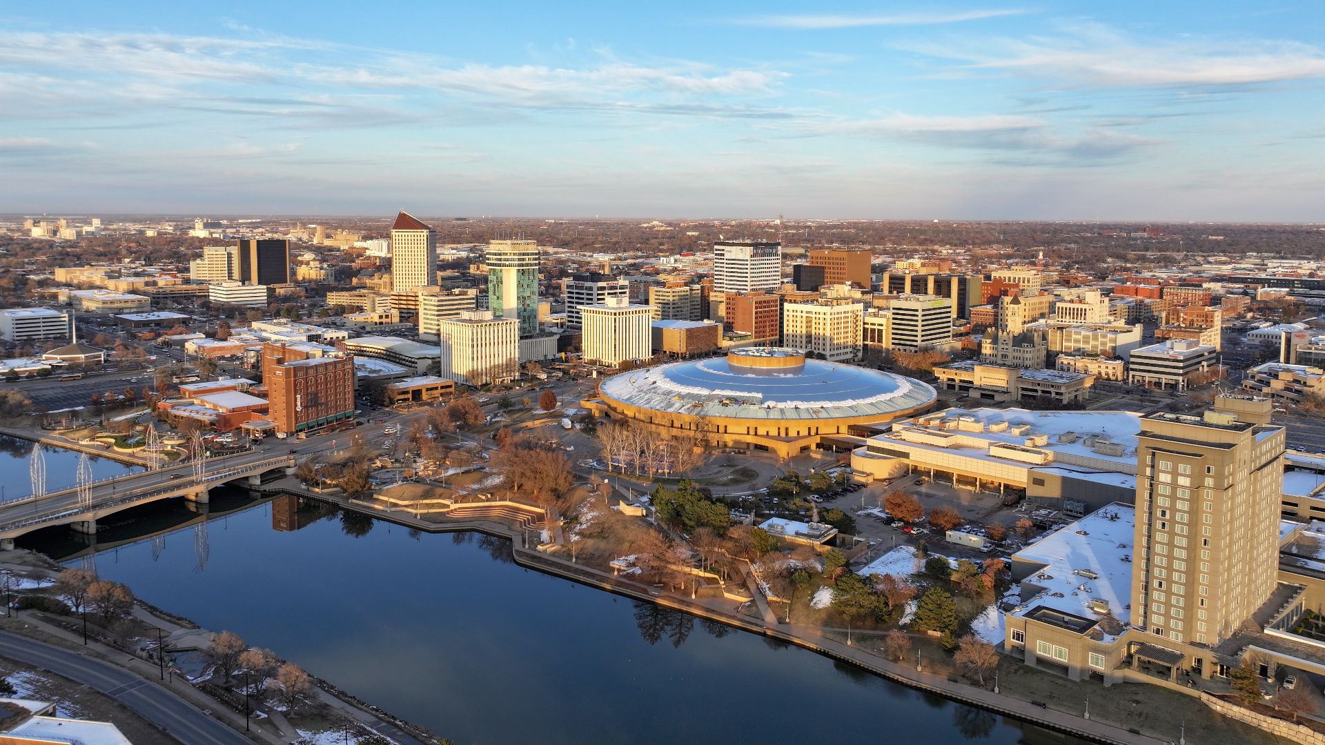 File:Wichita, Kansas skyline aerial view.jpg