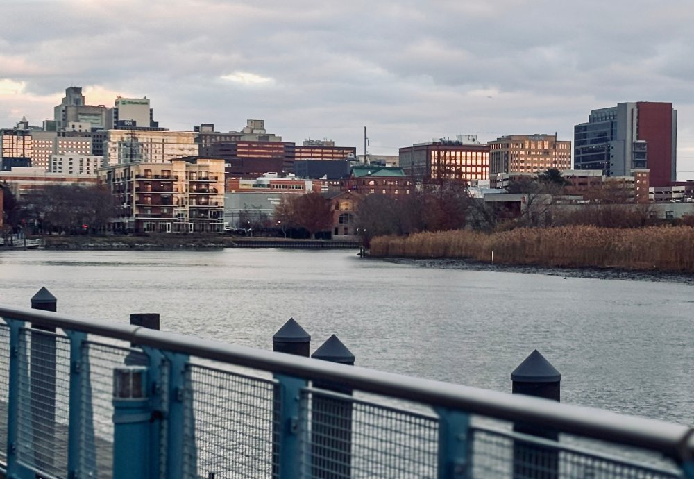 The image showcases a Vibrant urban scene of Wilmington, Delaware