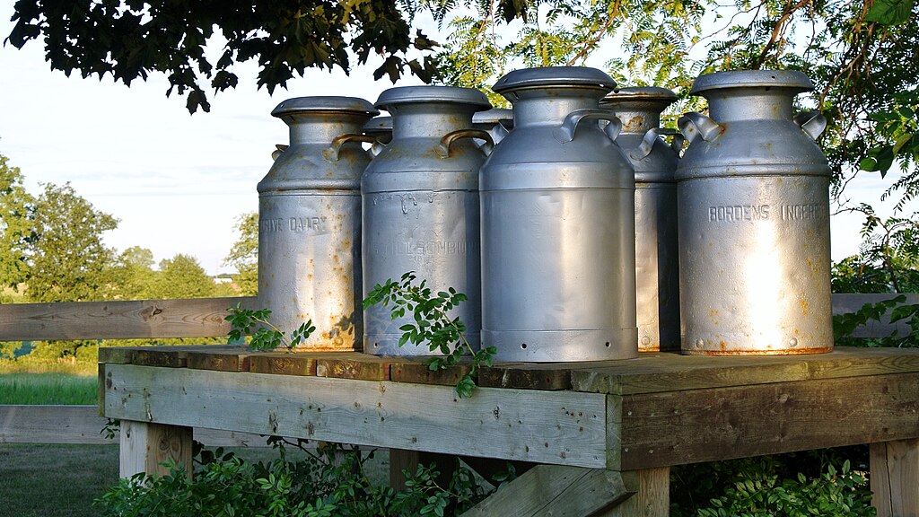 Old Milk Cans