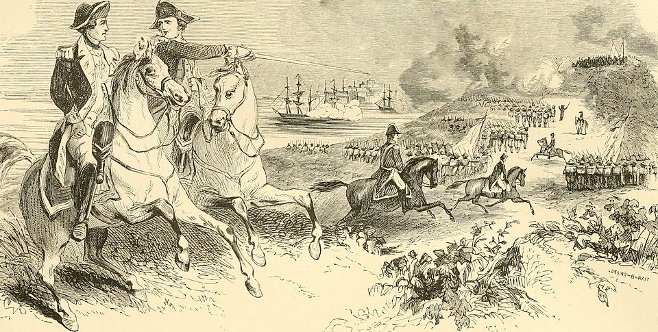 Illustration of a battle scene