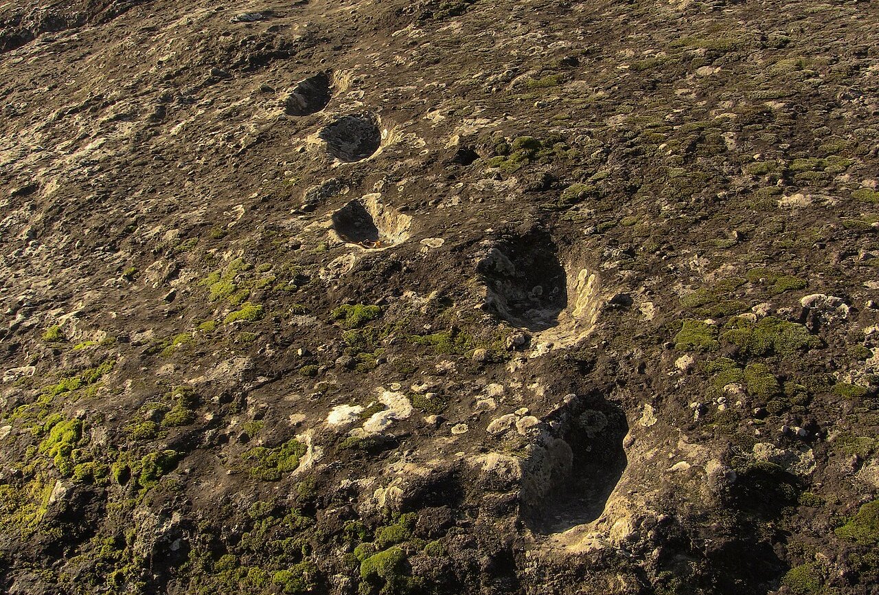 350.000 years old footprints at Tora e Piccilli