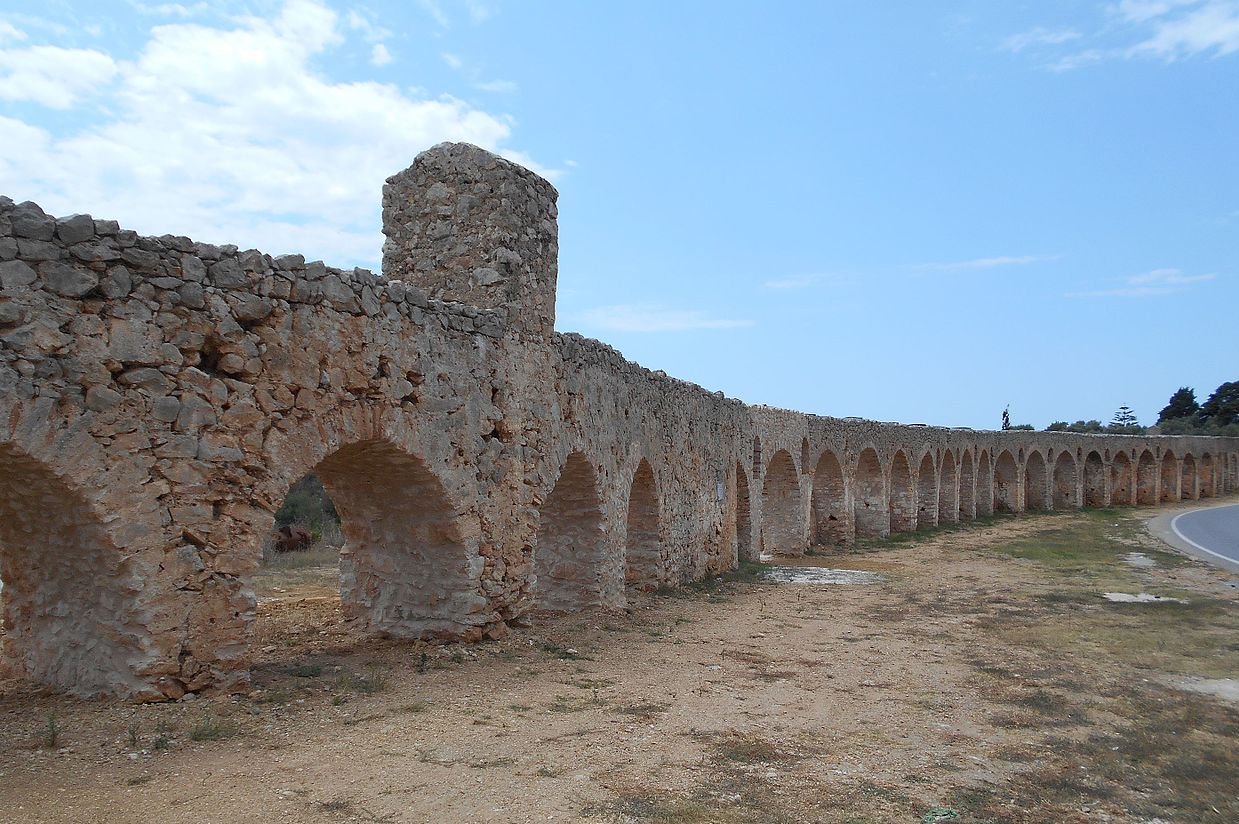 Ancient Aqueduct in Pylos, Greece