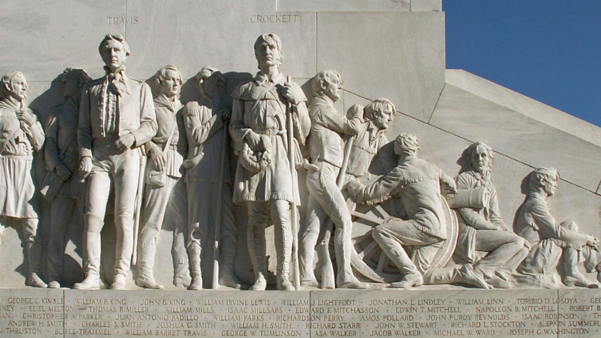 File:Cenotaph of the Alamo defenders (fragment), San Antonio, Texas, USA.jpg
