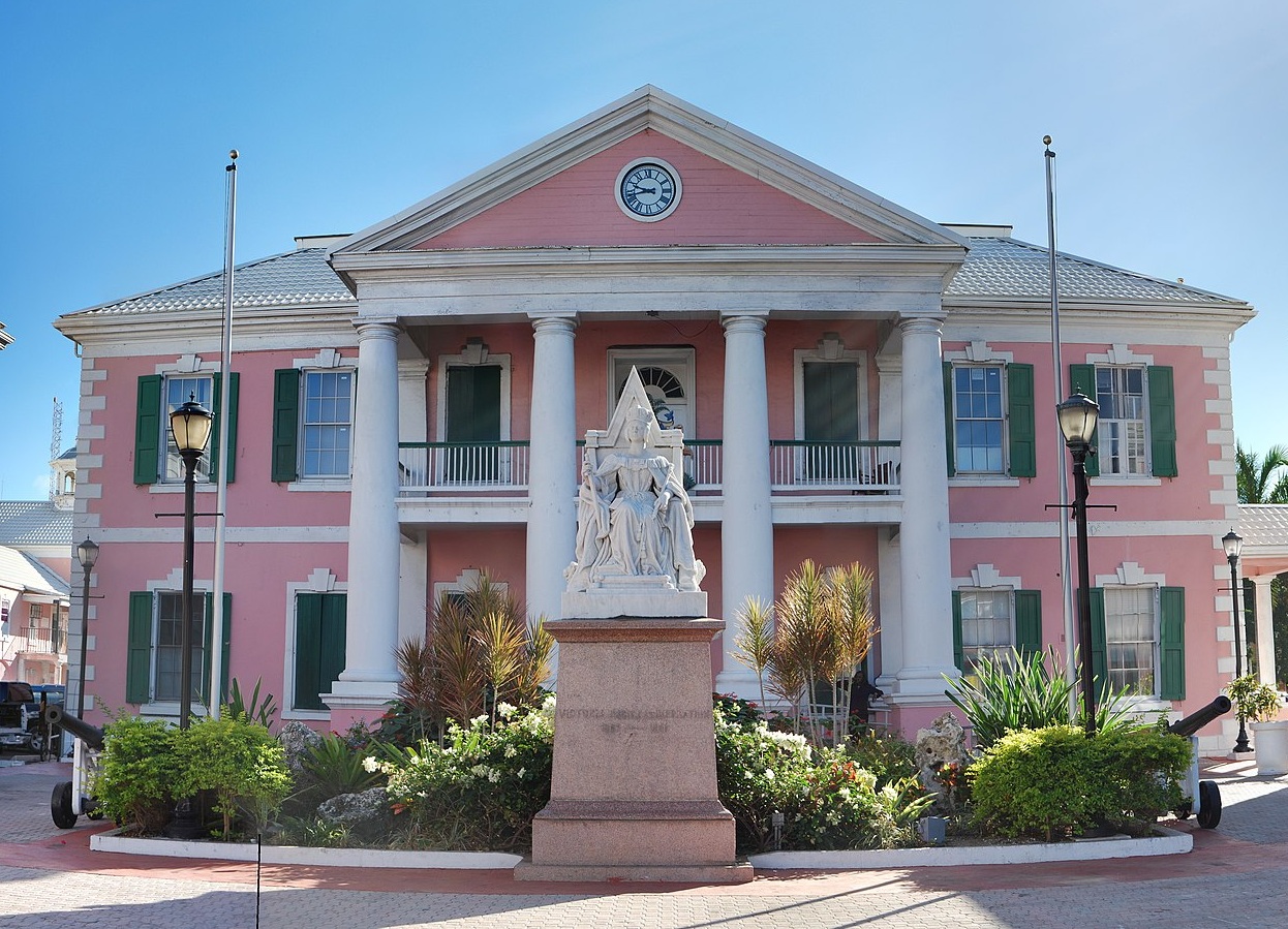 Parliament of the Bahamas, located in downtown Nassau - 2009