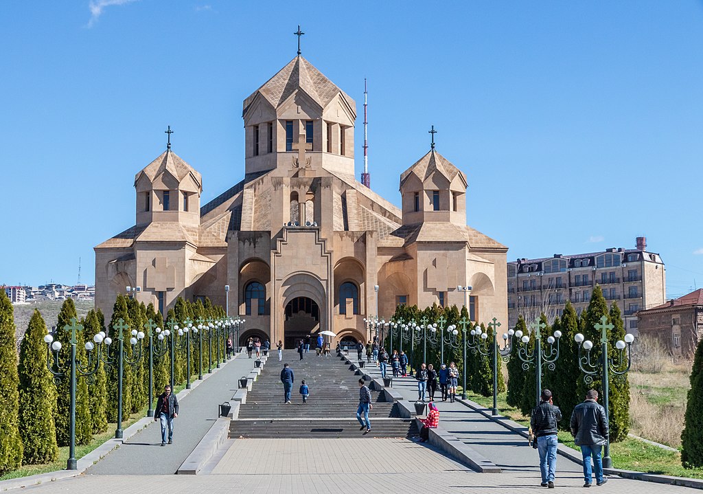 The Yerevan Cathedral in Yerevan, Armenia - 2018