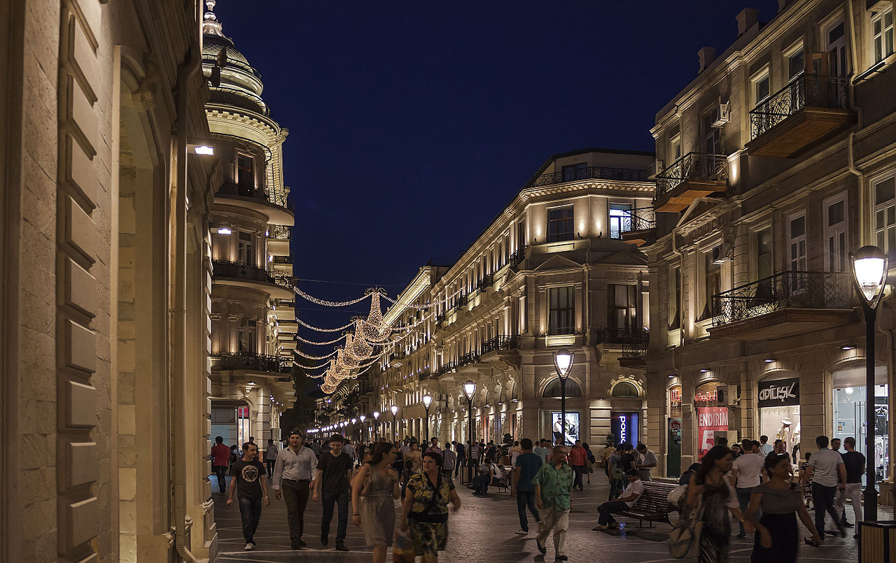 Evening Baku, Azerbaijan - 2011