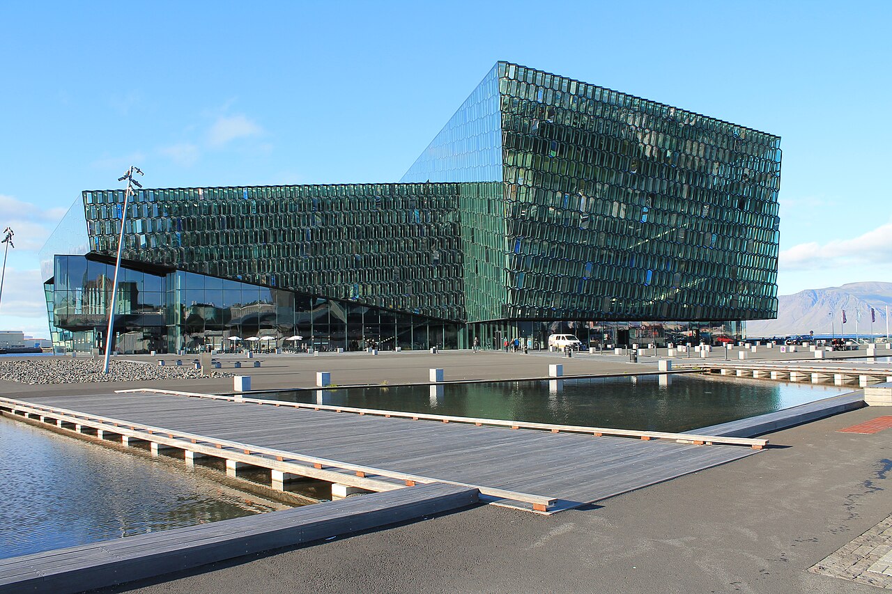 The Harpa Concert Hall in Reykjavik, Iceland - 2012