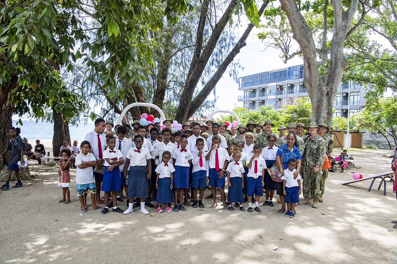 Pacific Partnership 2022 Ribbon Cutting Ceremony At Rove Park In Solomon Islands