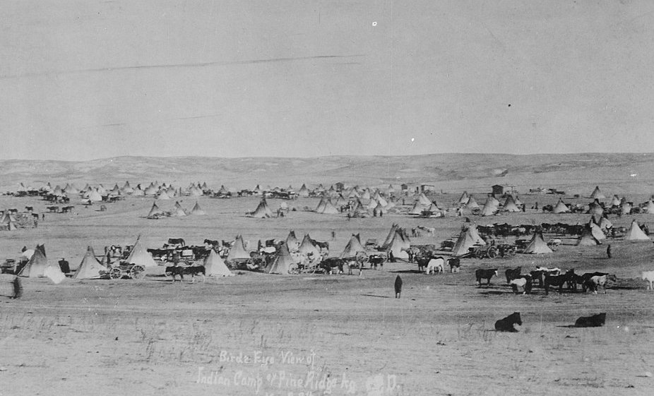 Lakota Indians tents