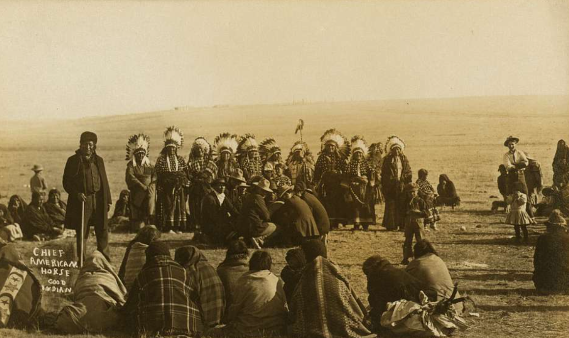 Chief American Horse Good Indian.