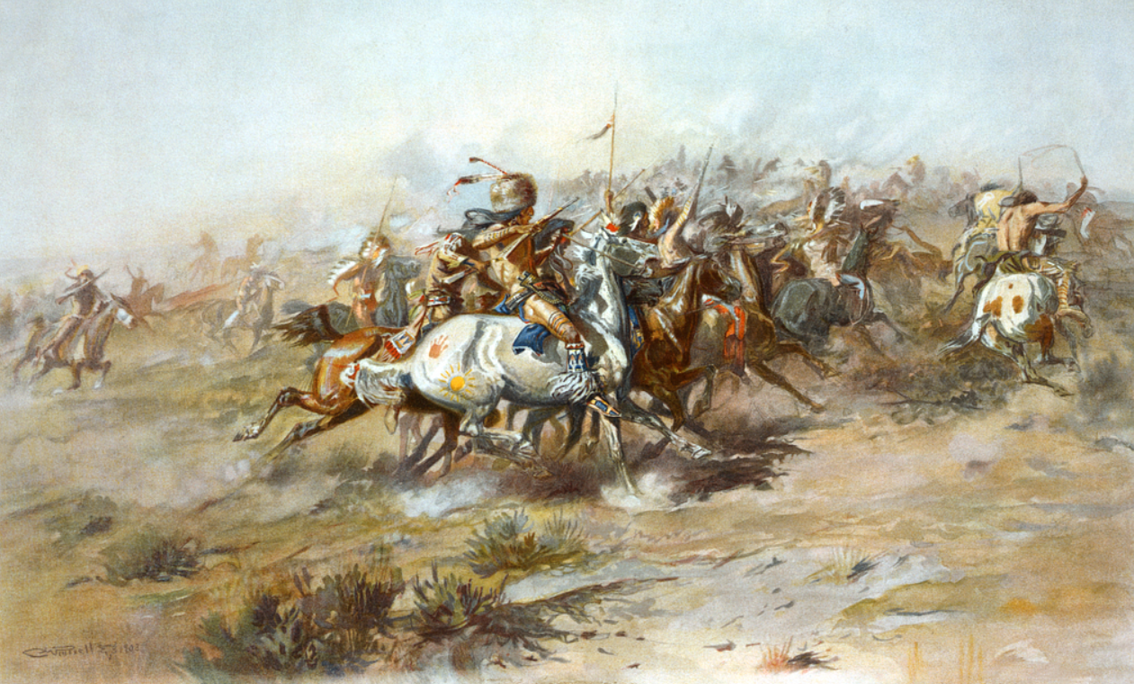 Charles Marion Russell - The Custer Fight (1903)