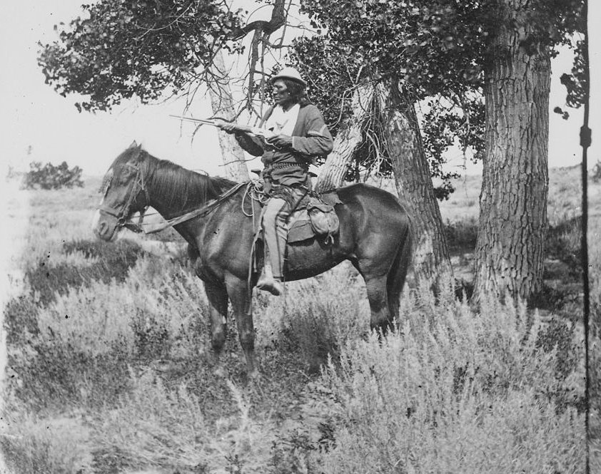 Native Indian on a horse