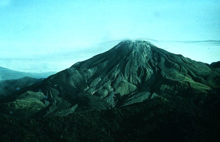 Southwest slopes of Bagana volcano on Bougainville, Papua New Guinea