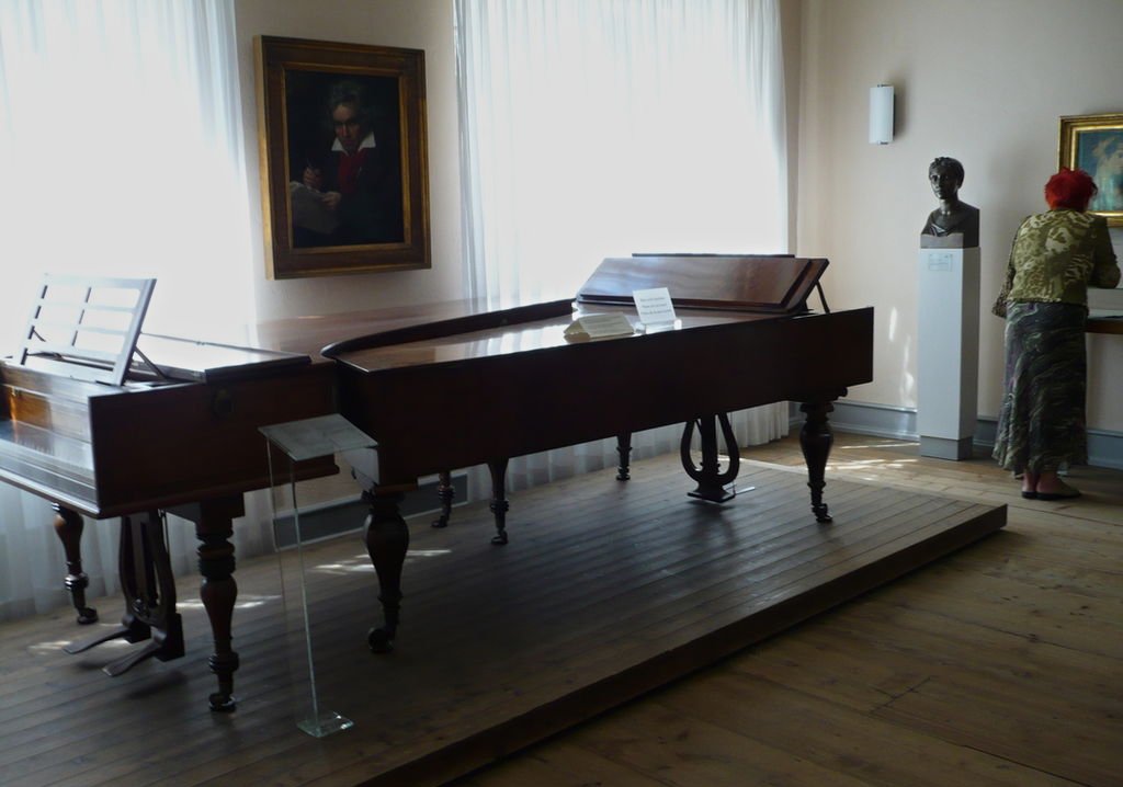 Beethoven's pianos in the Beethoven-Haus in Bonn