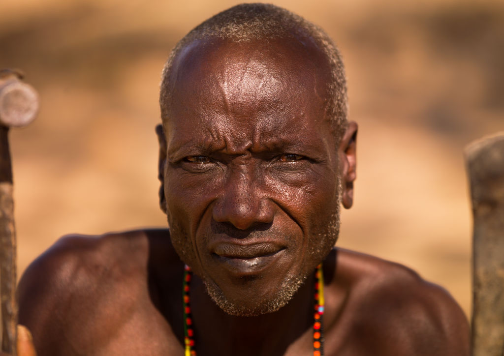 Portrait of a Samburu tribe elder