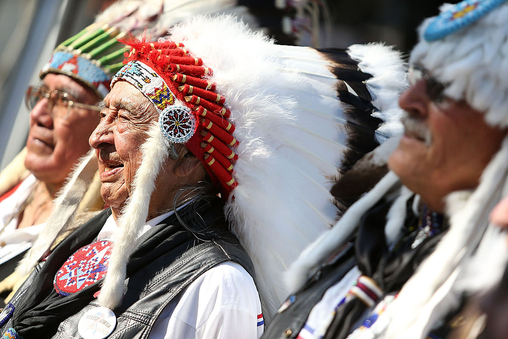 Veterans from the Yakama Warriors Association