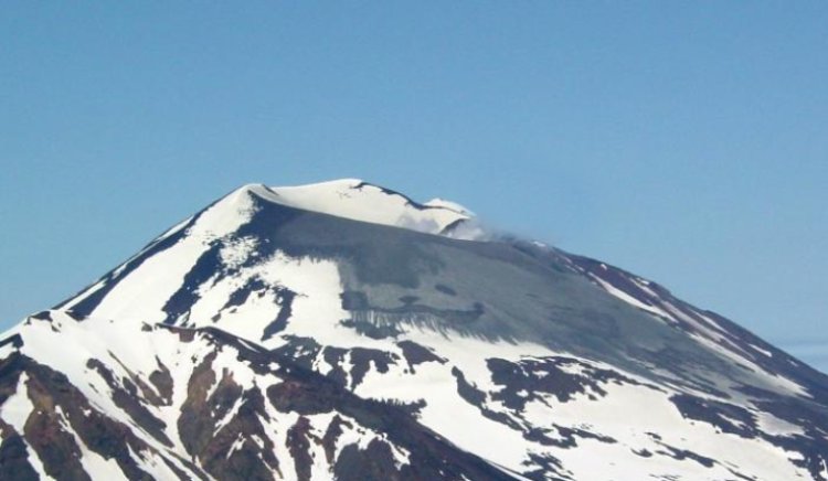 North-northwest view of Korovin Volcano