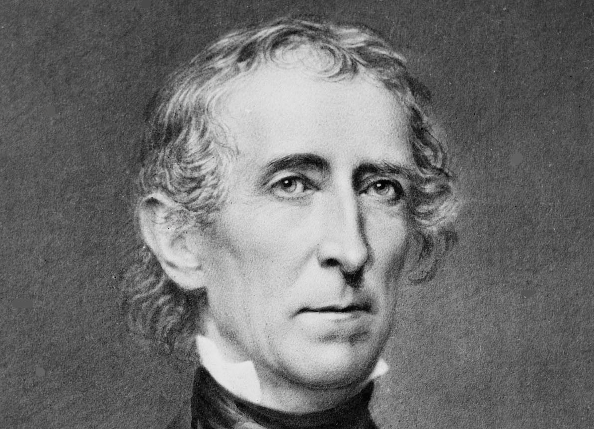 President John Tyler, half-length portrait