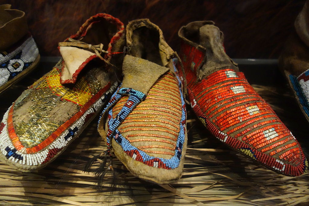 Lakota Moccasins, 1880-1890