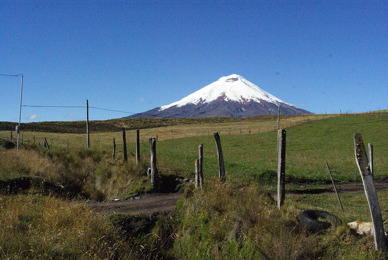 View of Mt. Cotopaxi, Ecuador