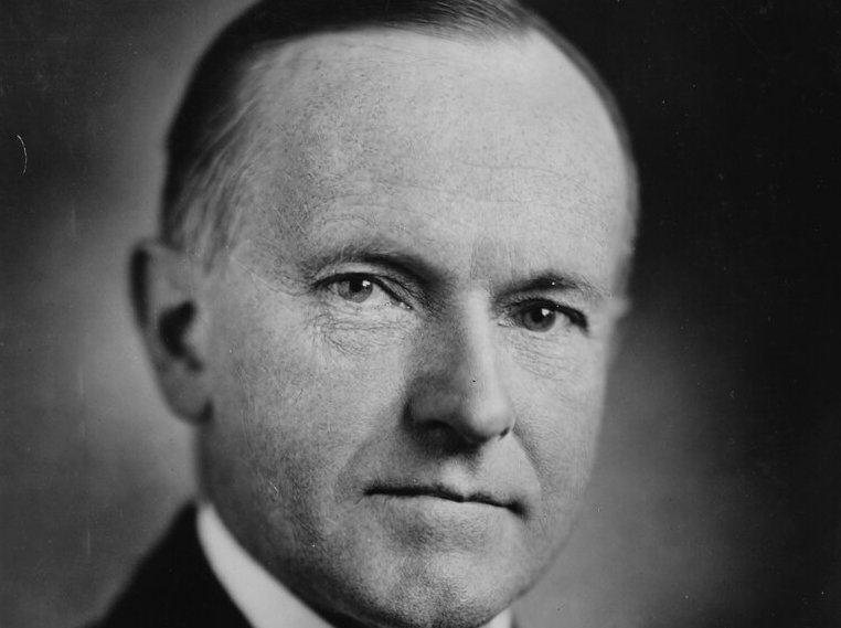 Head-And-Shoulders Portrait of President Calvin Coolidge