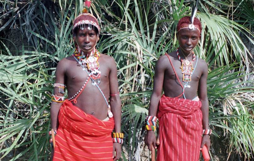 Two Samburu men