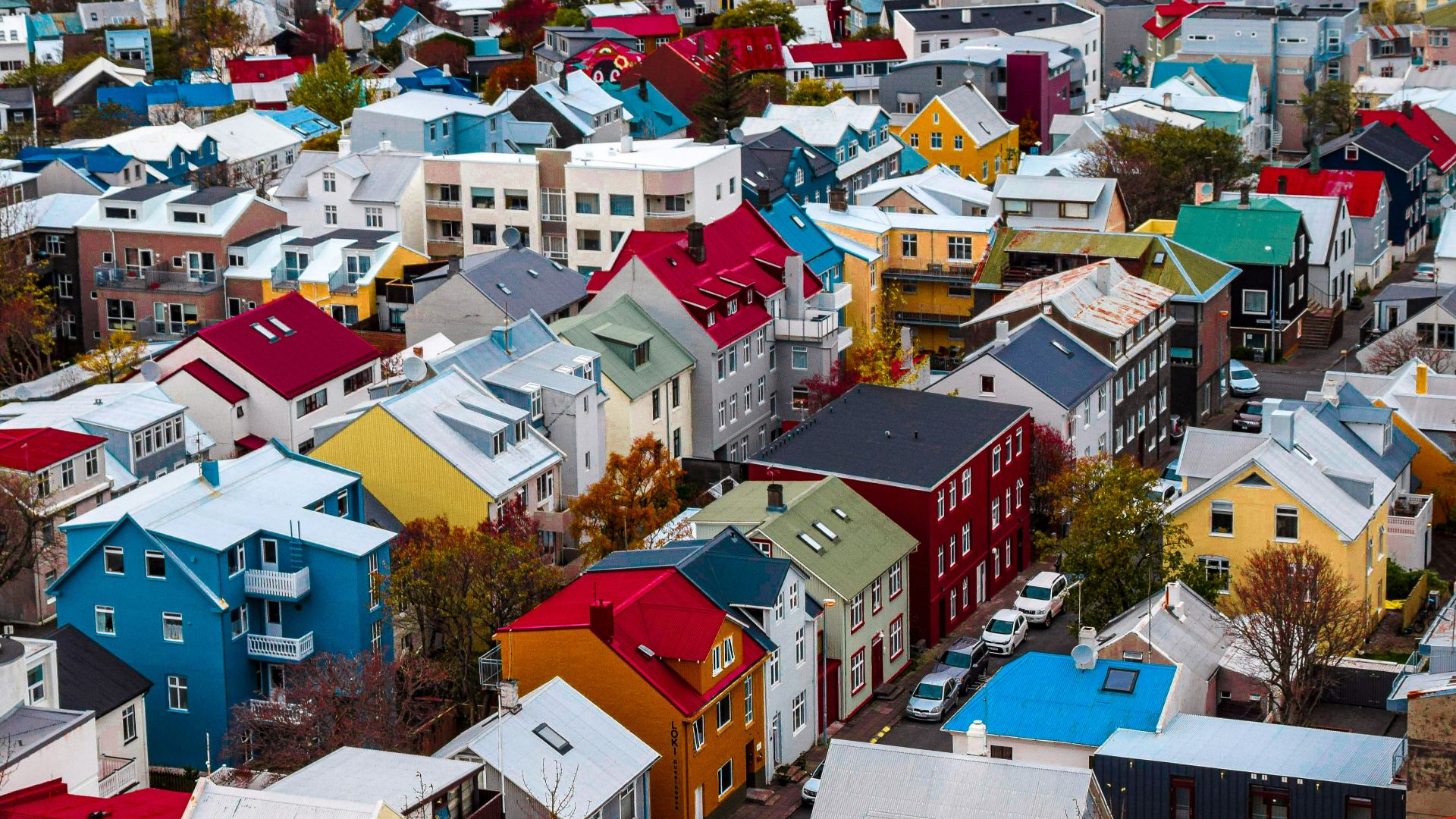 aerial view of houses during daytime