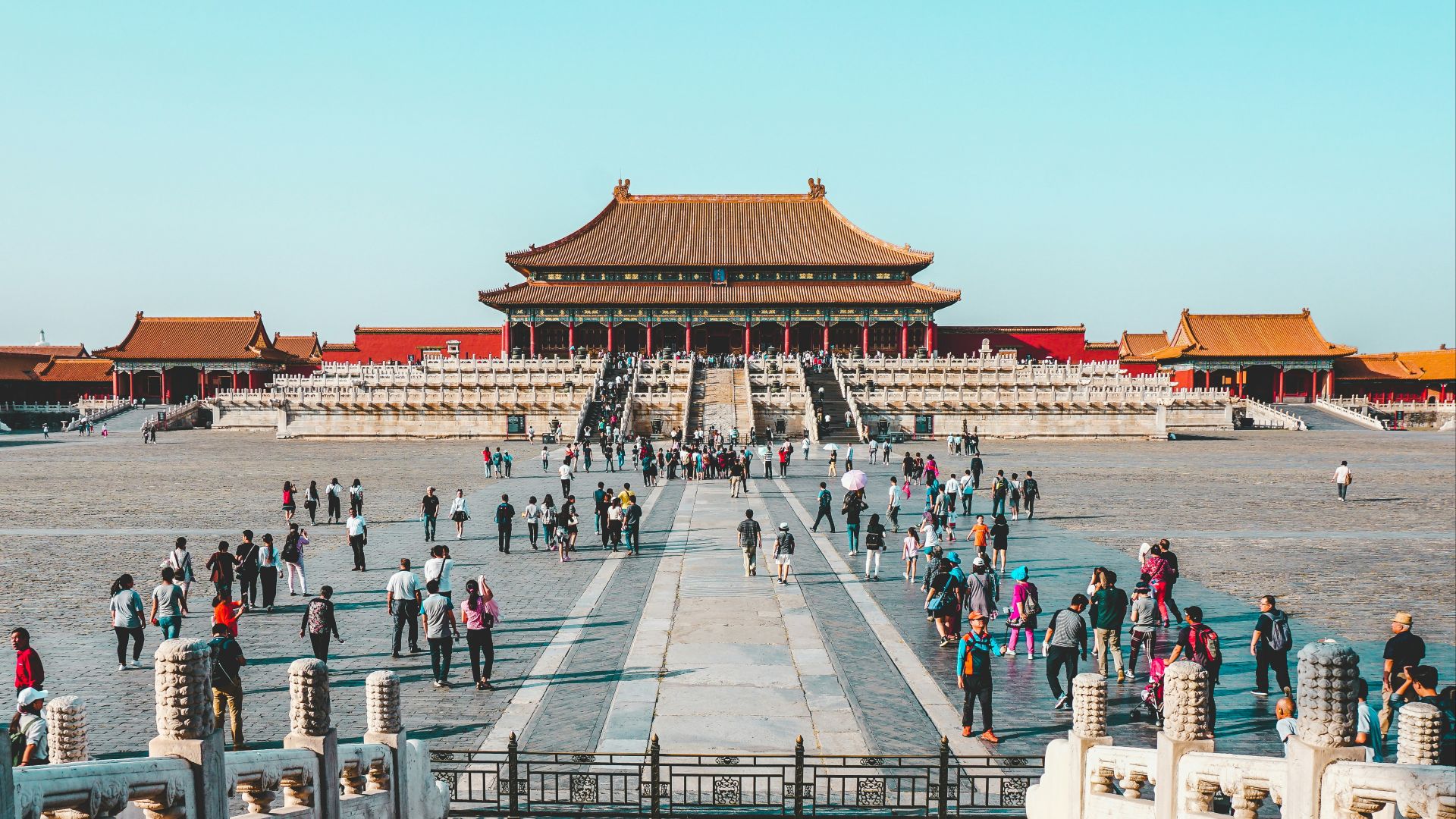 people at Forbidden City in China during daytime