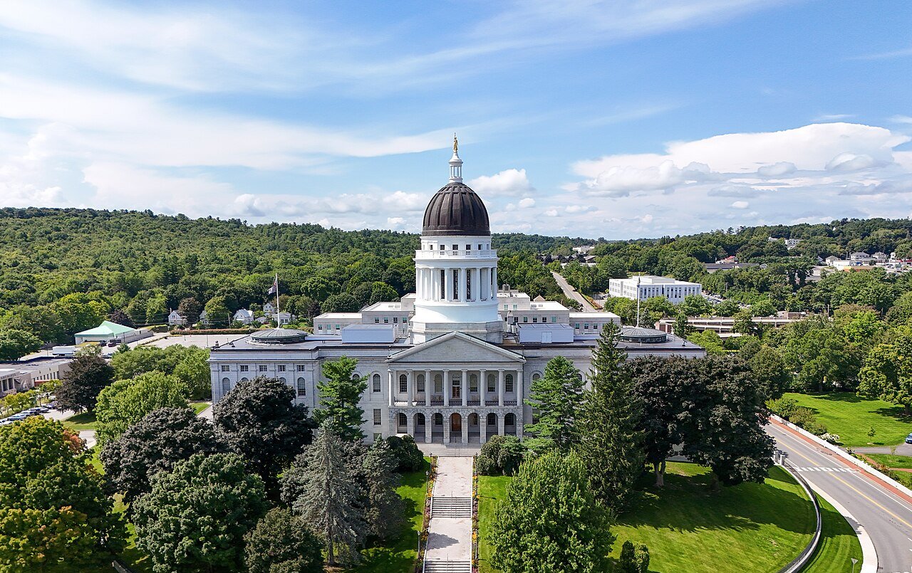 Maine State House Exterior View