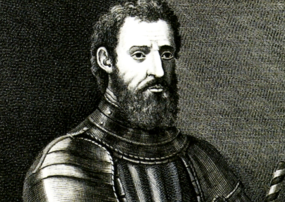 Giovanni da Verrazzano in armor