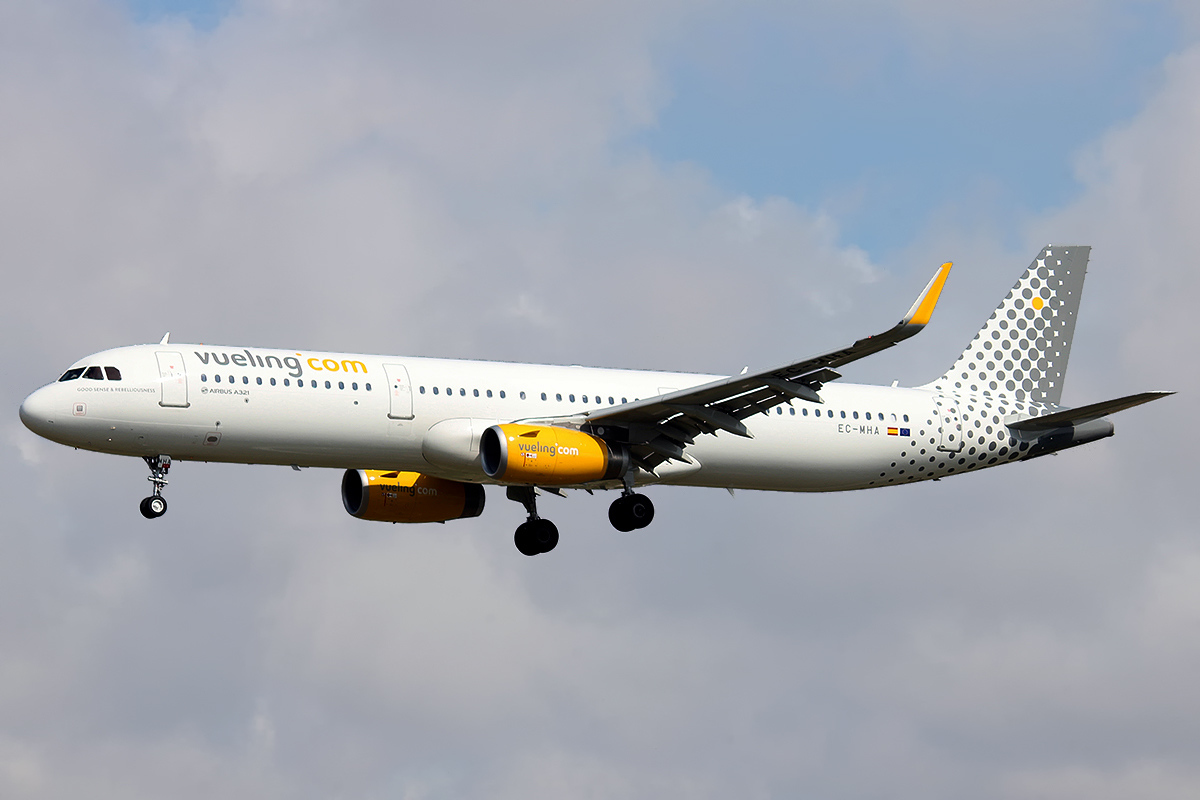 Vueling Airlines A321 In The Sky