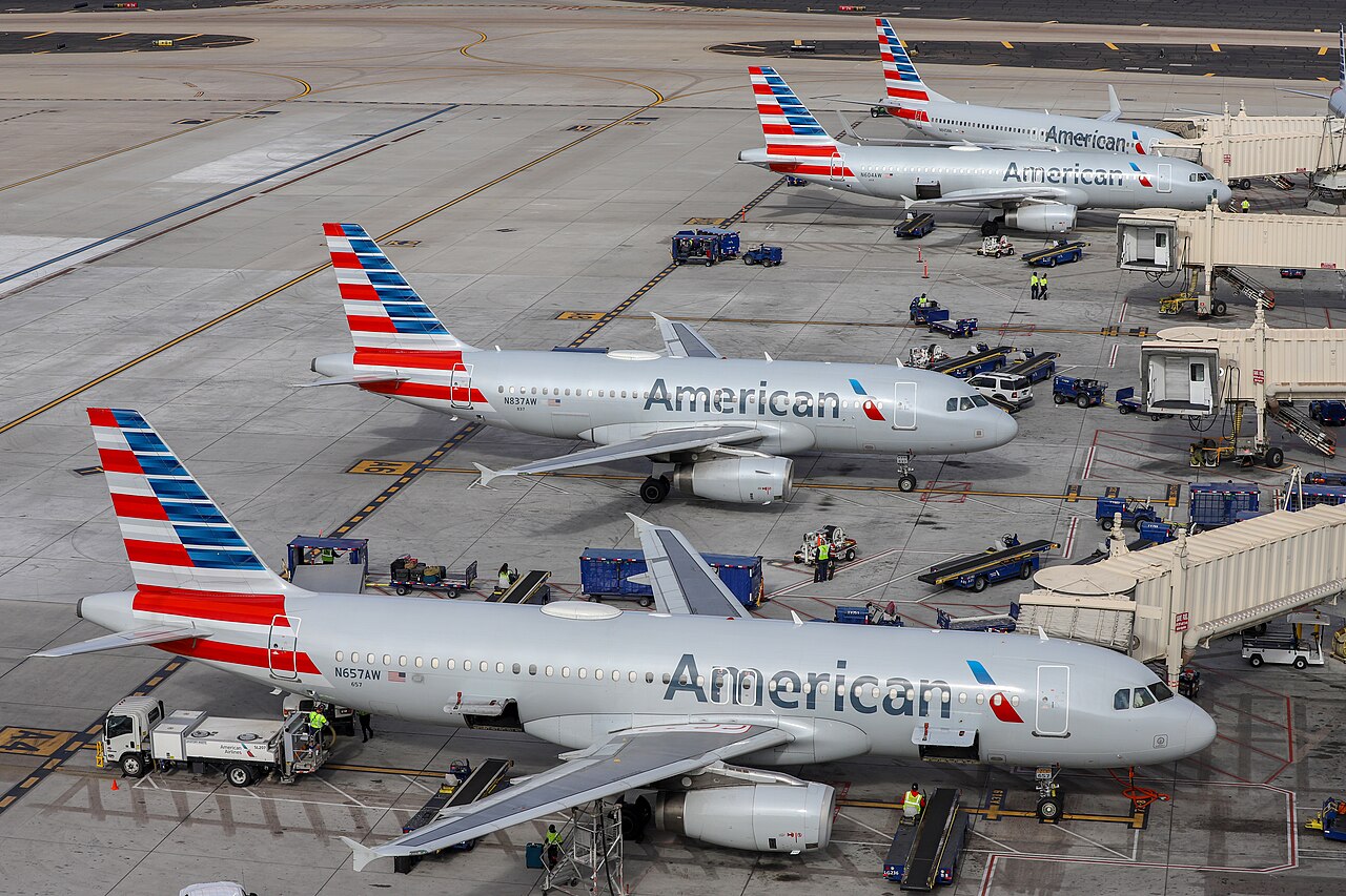 American Airlines aircraft at PHX