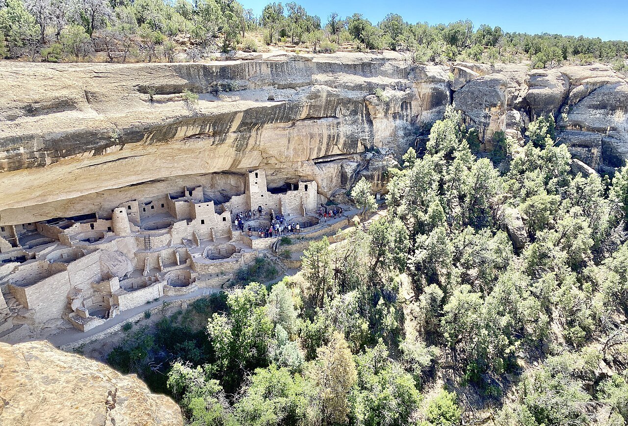 Cliff Palace From Cliff Palace Overlook, Mesa Verde National Park