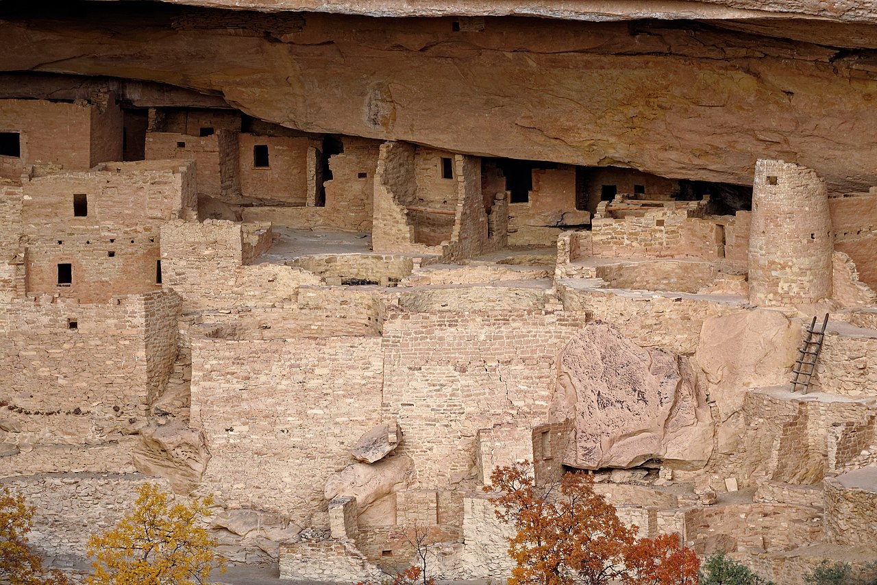 Cliff Palace, Mesa Verde Park, Colorado, Us
