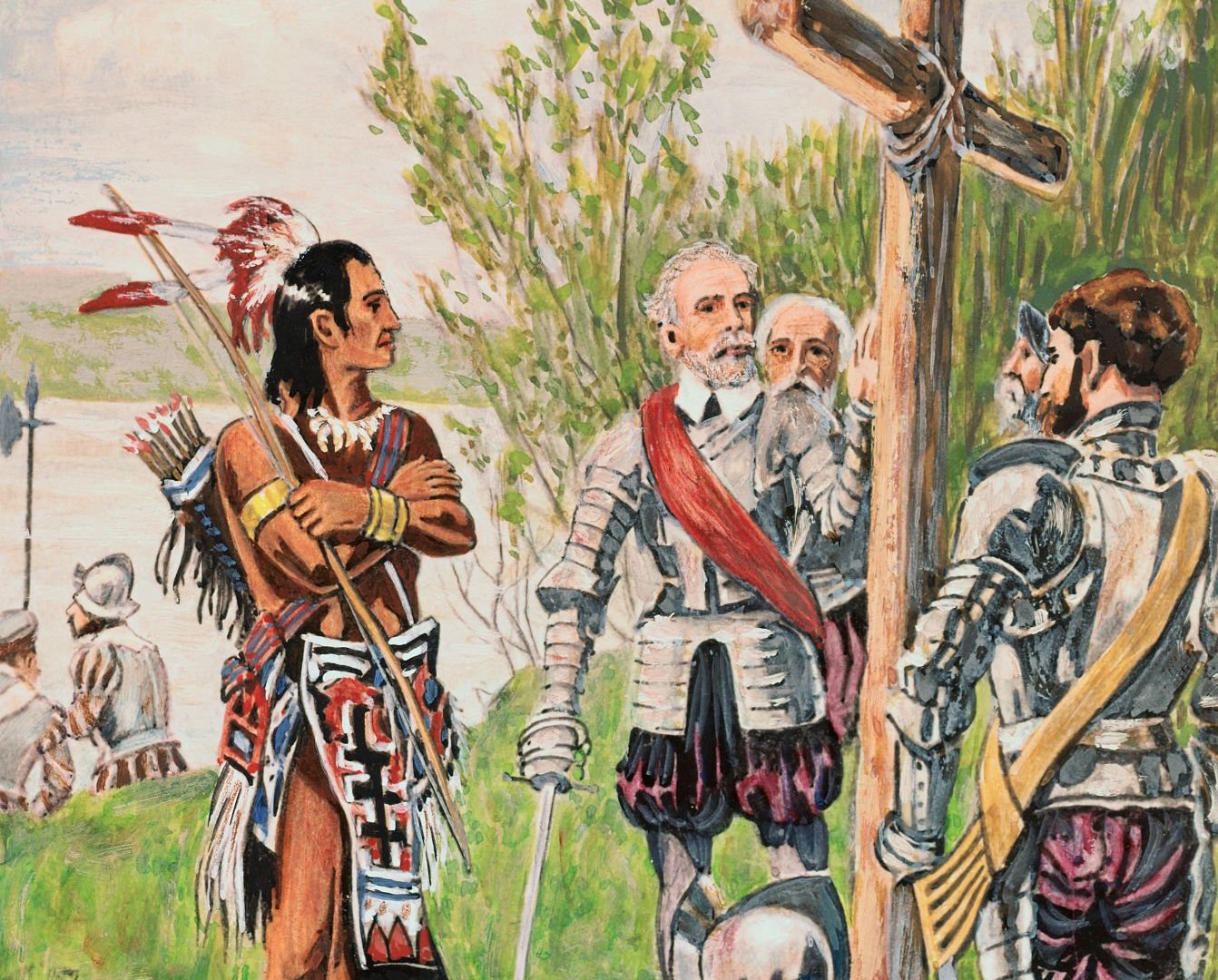 Illustration of Explorer Francisco Coronado