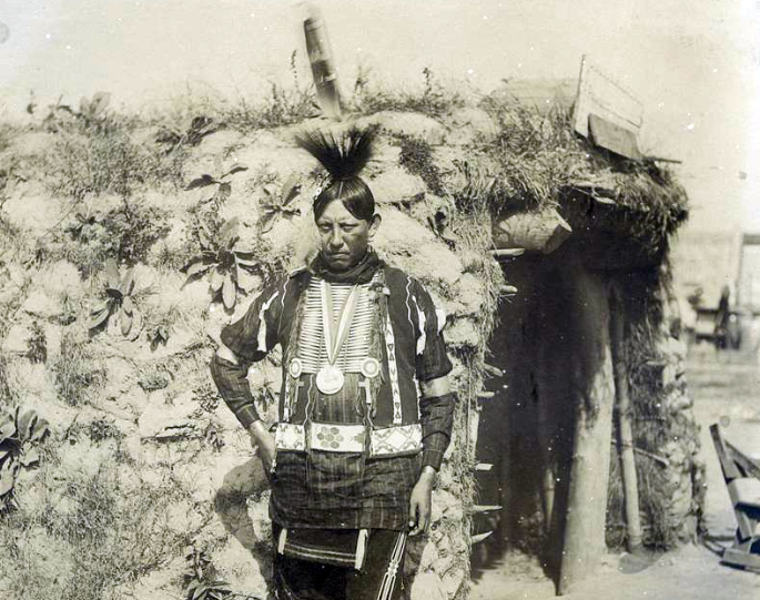 Photo of a Pawnee Indian